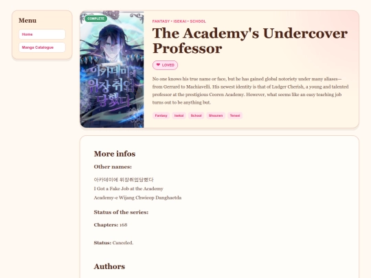 Blog/My Manga Recomendations!/2pgEntry/TheAcademysUndercoverProfessor screenshot
