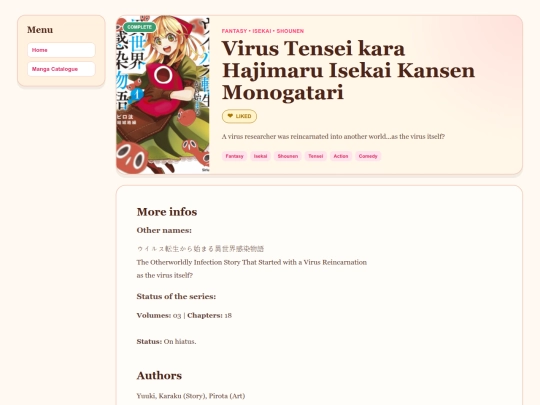 Blog/My Manga Recomendations!/2pgEntry/VirusTenseikaraHajimaruIsekaiKansenMonogatari screenshot