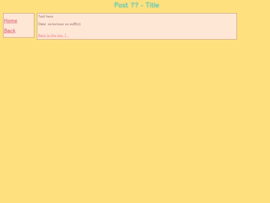 Blog/Posts/template screenshot