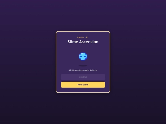 Games/PANIC-S! - Slime Ascension/interact screenshot