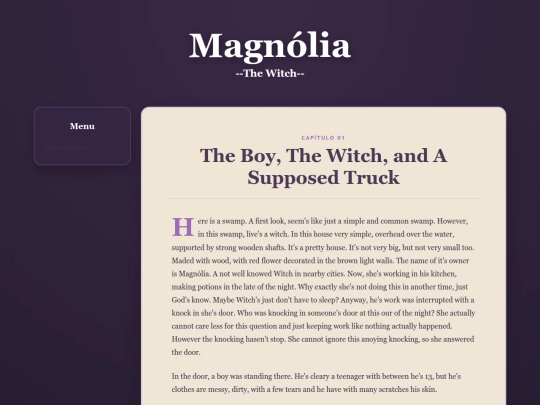 My Novels/Magnólia_de_Witch/Season01/Cap01 screenshot