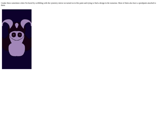 SymetricalSpecimen screenshot