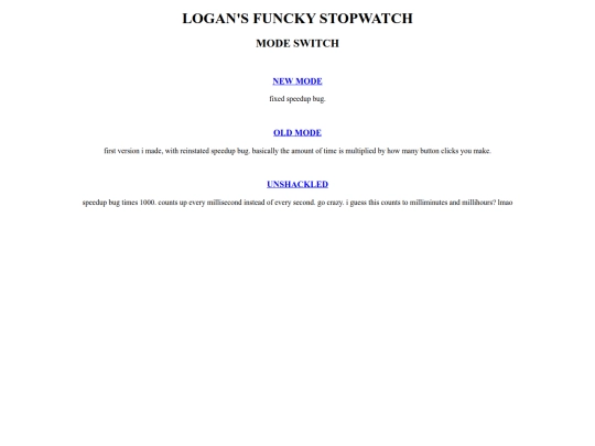 LOGANSFUNCKYSTOPWATCH screenshot
