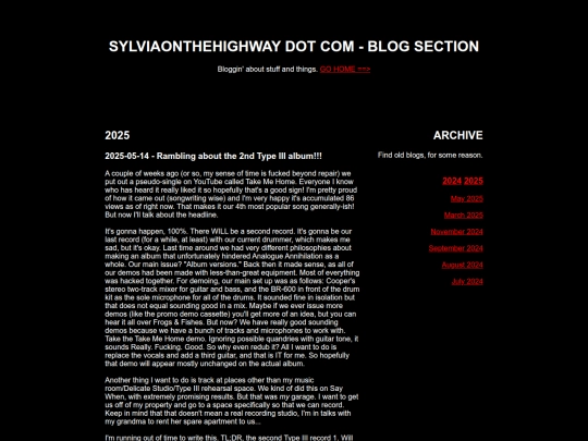 blog screenshot
