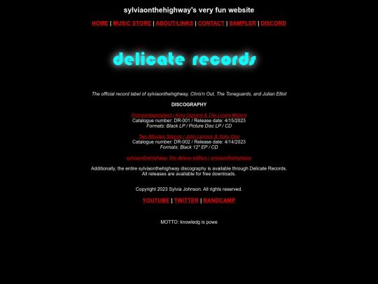 delicate_records screenshot
