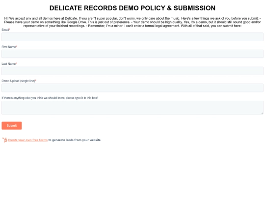 demopolicy screenshot