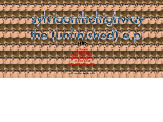 the_unfinished_ep/lyrics screenshot