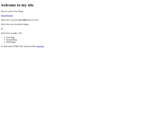 index screenshot