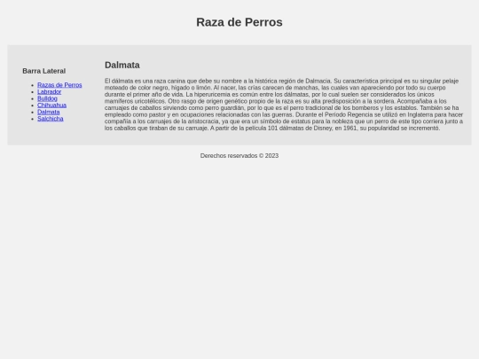 Dalmata screenshot
