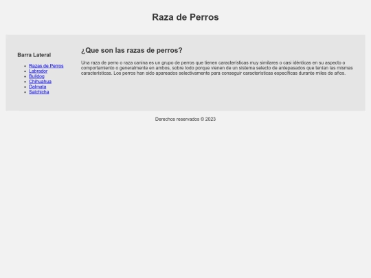 Razas de perros screenshot