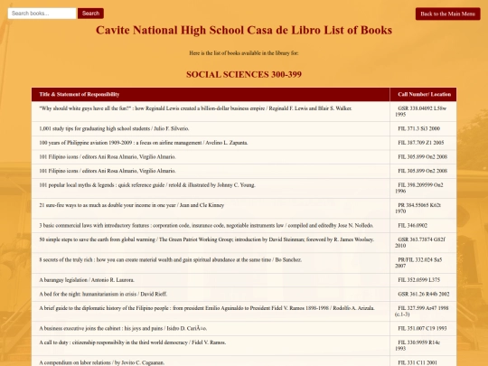 Social Sciences screenshot