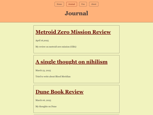 journal screenshot