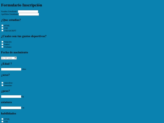 Formulario screenshot