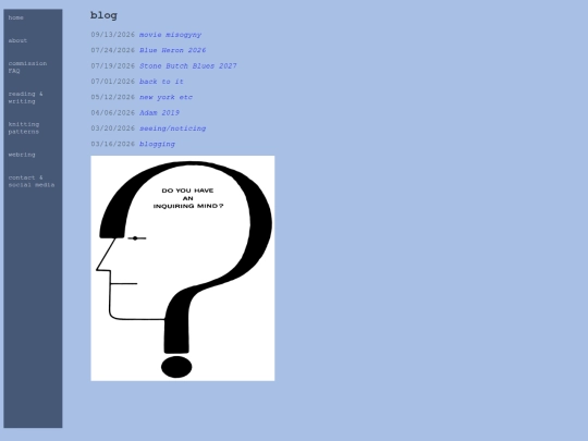 blog screenshot