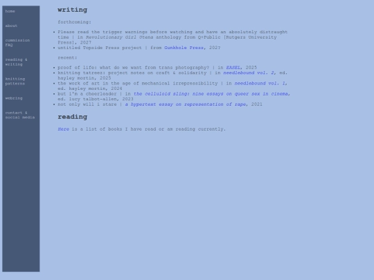 writing screenshot