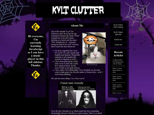 aboutme/aboutme screenshot
