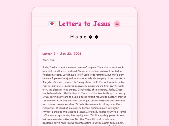 letters screenshot