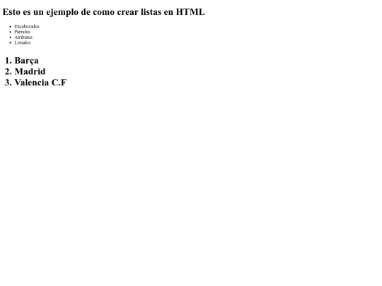 listados screenshot
