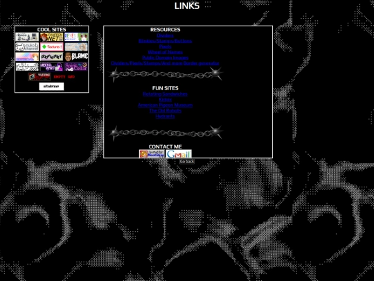 links screenshot