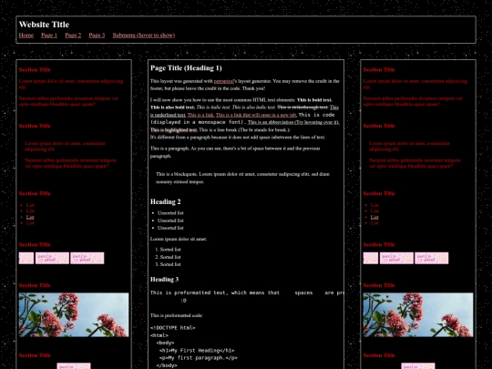index screenshot