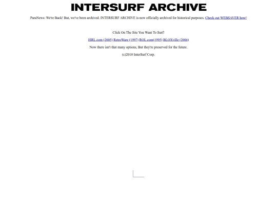 intersurfhome screenshot