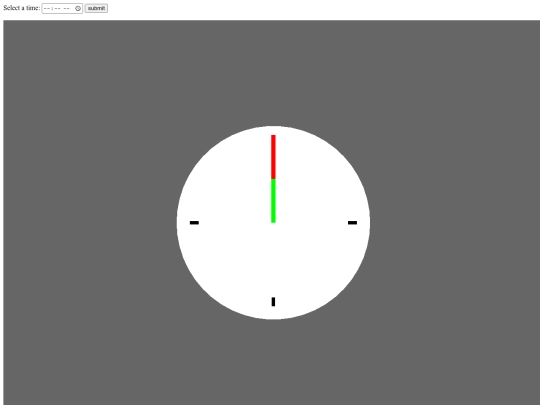 Clock screenshot