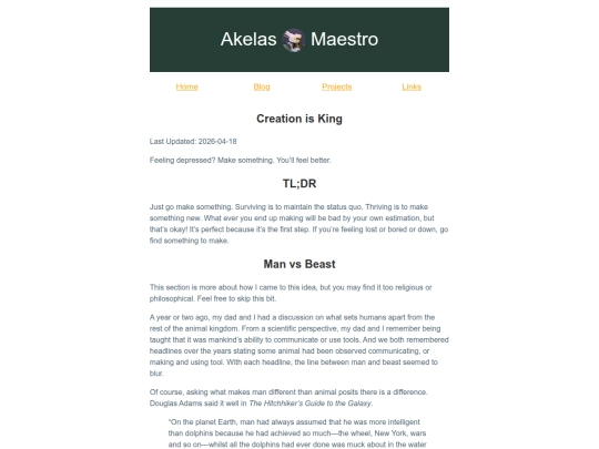 blog/2026/04/18/creation-is-king screenshot