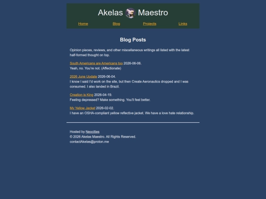 blog screenshot