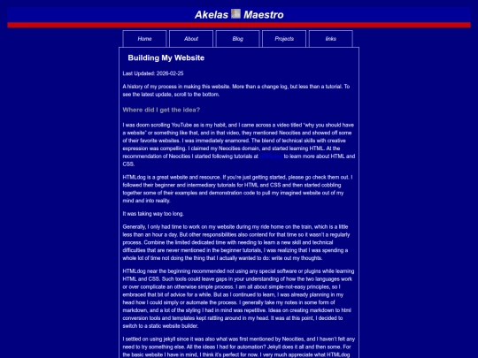 projects/2026/02/25/building-my-website screenshot
