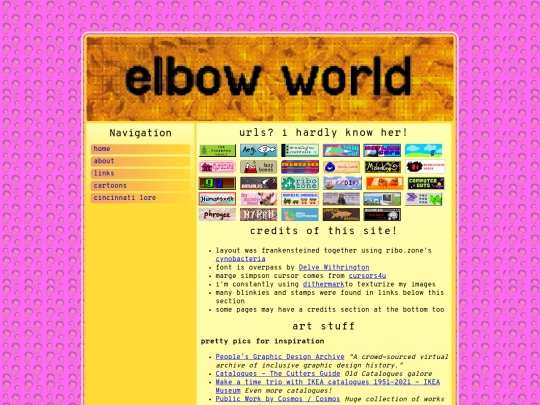 links screenshot