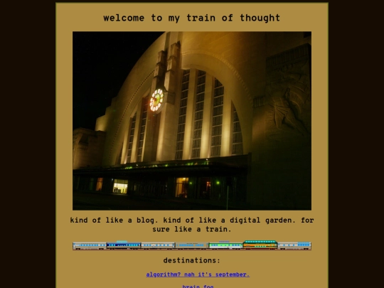 trainofthought screenshot