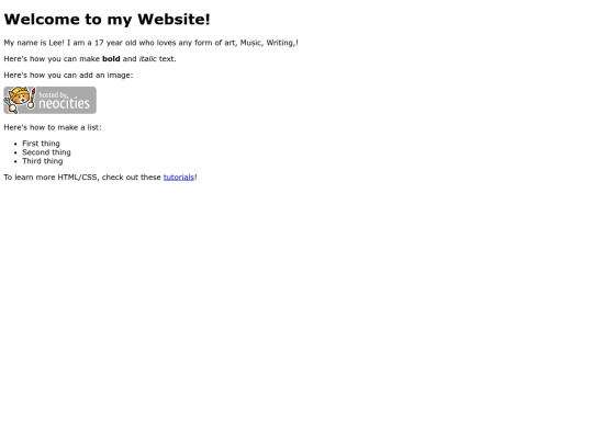 index screenshot