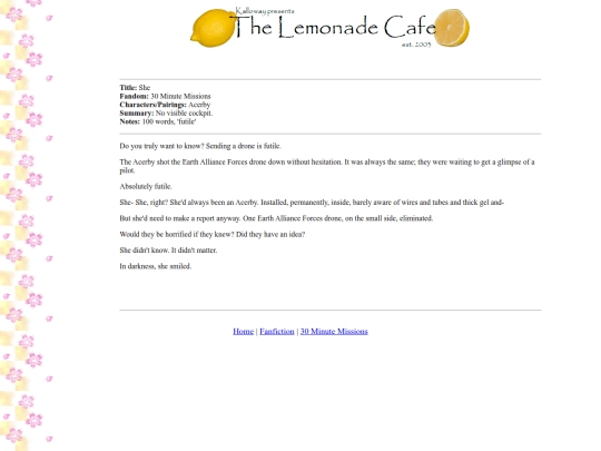 fanfiction/30mmshe screenshot