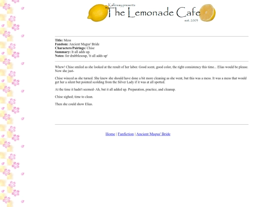 fanfiction/ambmess screenshot