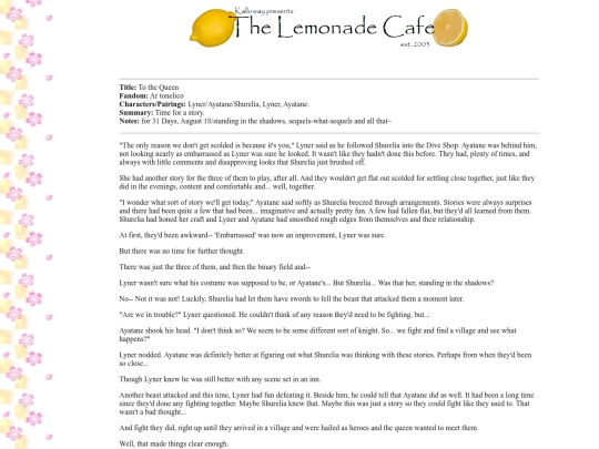 fanfiction/attothequeen screenshot