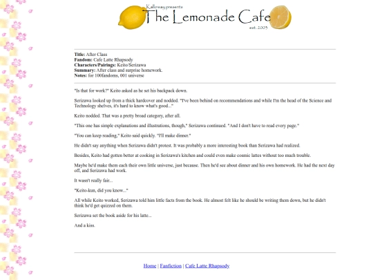 fanfiction/clrafterclass screenshot