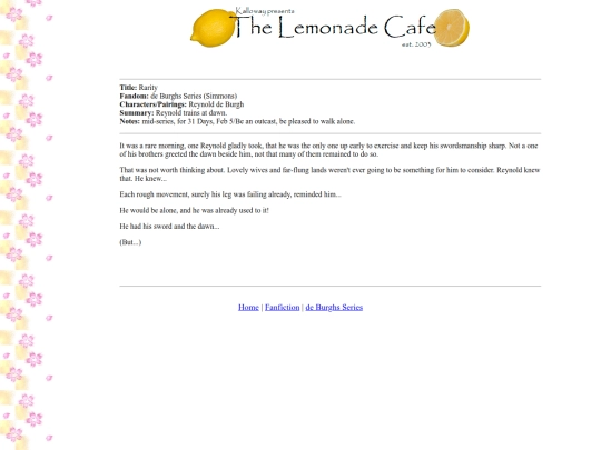 fanfiction/deburghsrarity screenshot