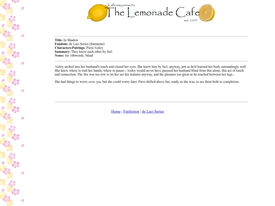 fanfiction/delaciinshadow screenshot