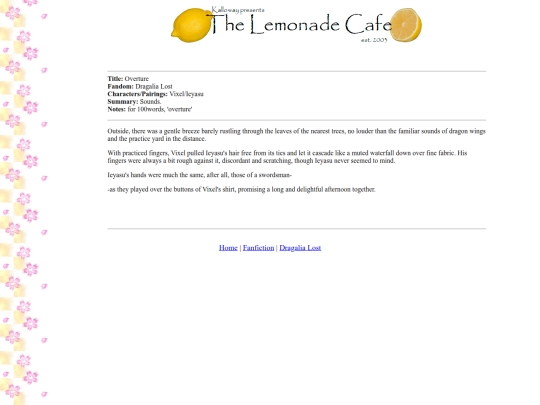 fanfiction/dloverture screenshot