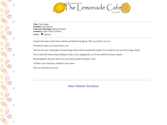 fanfiction/exosfateshand screenshot