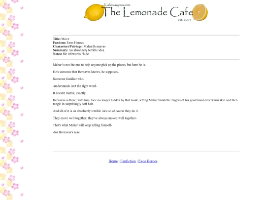 fanfiction/exosmove screenshot
