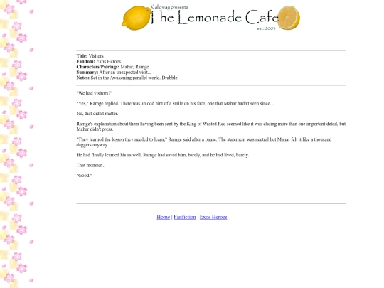fanfiction/exosvisitors screenshot