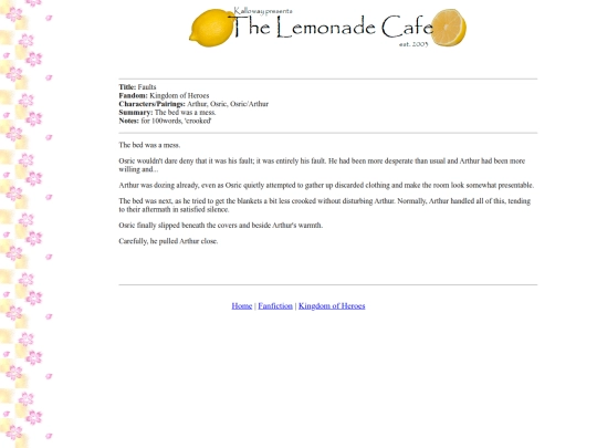 fanfiction/kohfaults screenshot