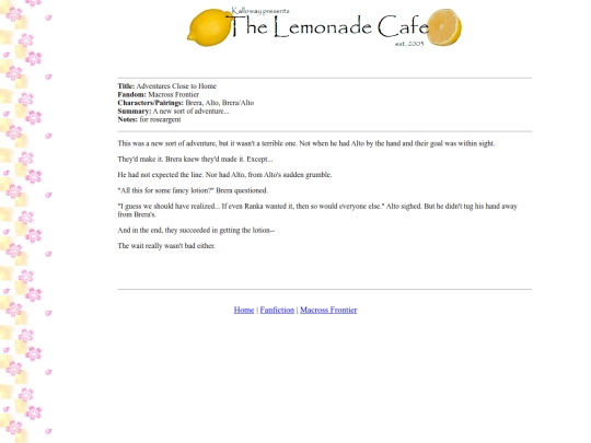 fanfiction/mfadventures screenshot