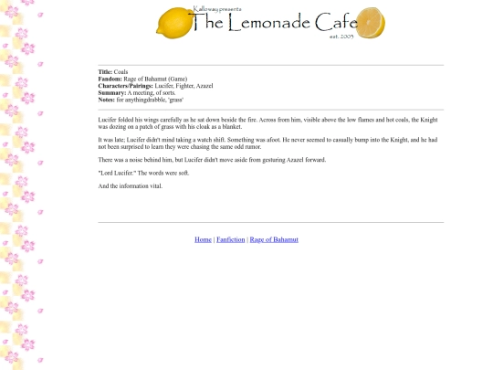 fanfiction/robcoals screenshot