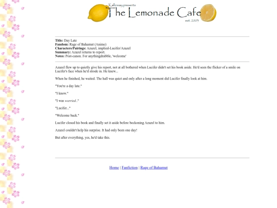 fanfiction/robdaylate screenshot