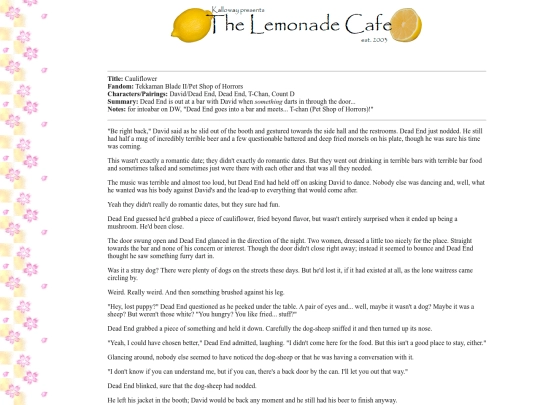fanfiction/tbiipsohcauliflower screenshot