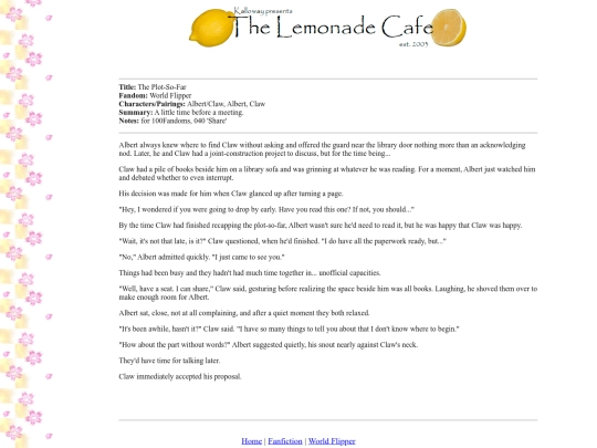 fanfiction/wfplotsofar screenshot