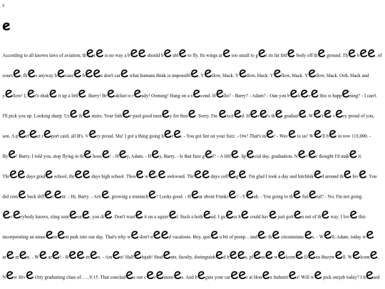 beeMovieScript screenshot