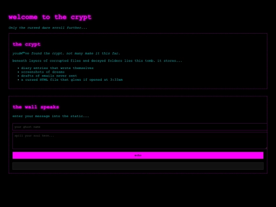 crypt screenshot